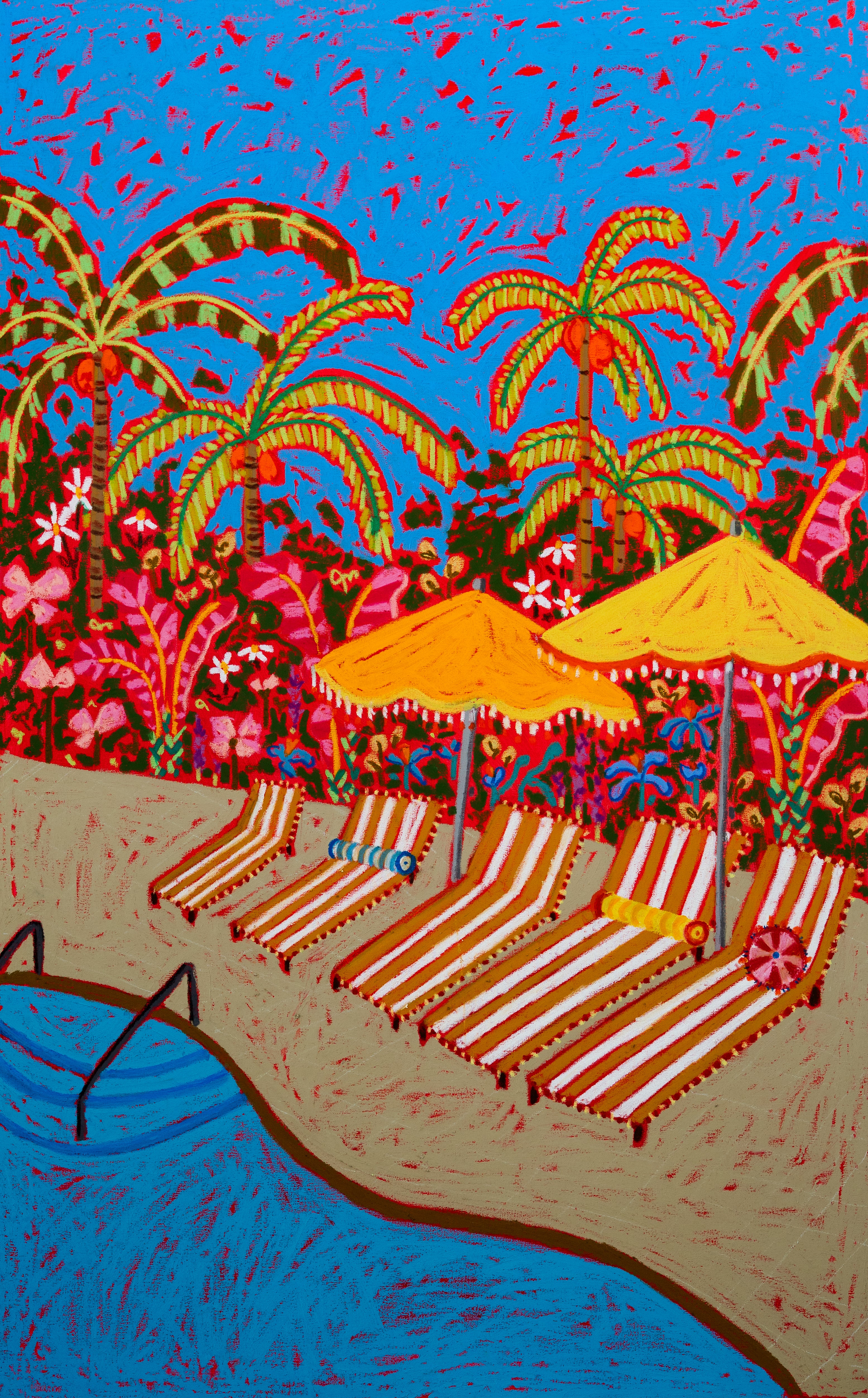 Print - Sombrillas amarillas