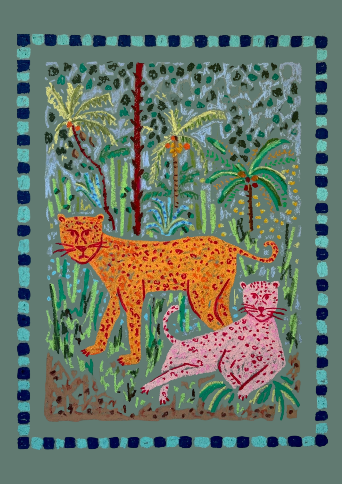 Un día vio un leopardo